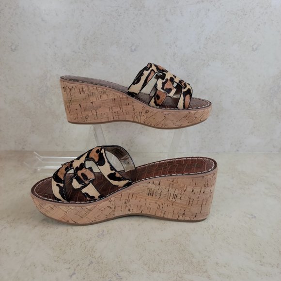 SAM EDELMAN regis sandals brown Sz 6.5 - Picture 5 of 8